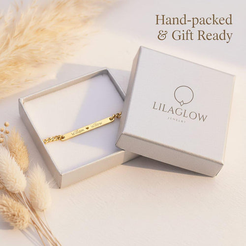 Arabic Name Bracelet – Custom 925 Sterling Silver Arabic Calligraphy Jewelry Christmas Gift