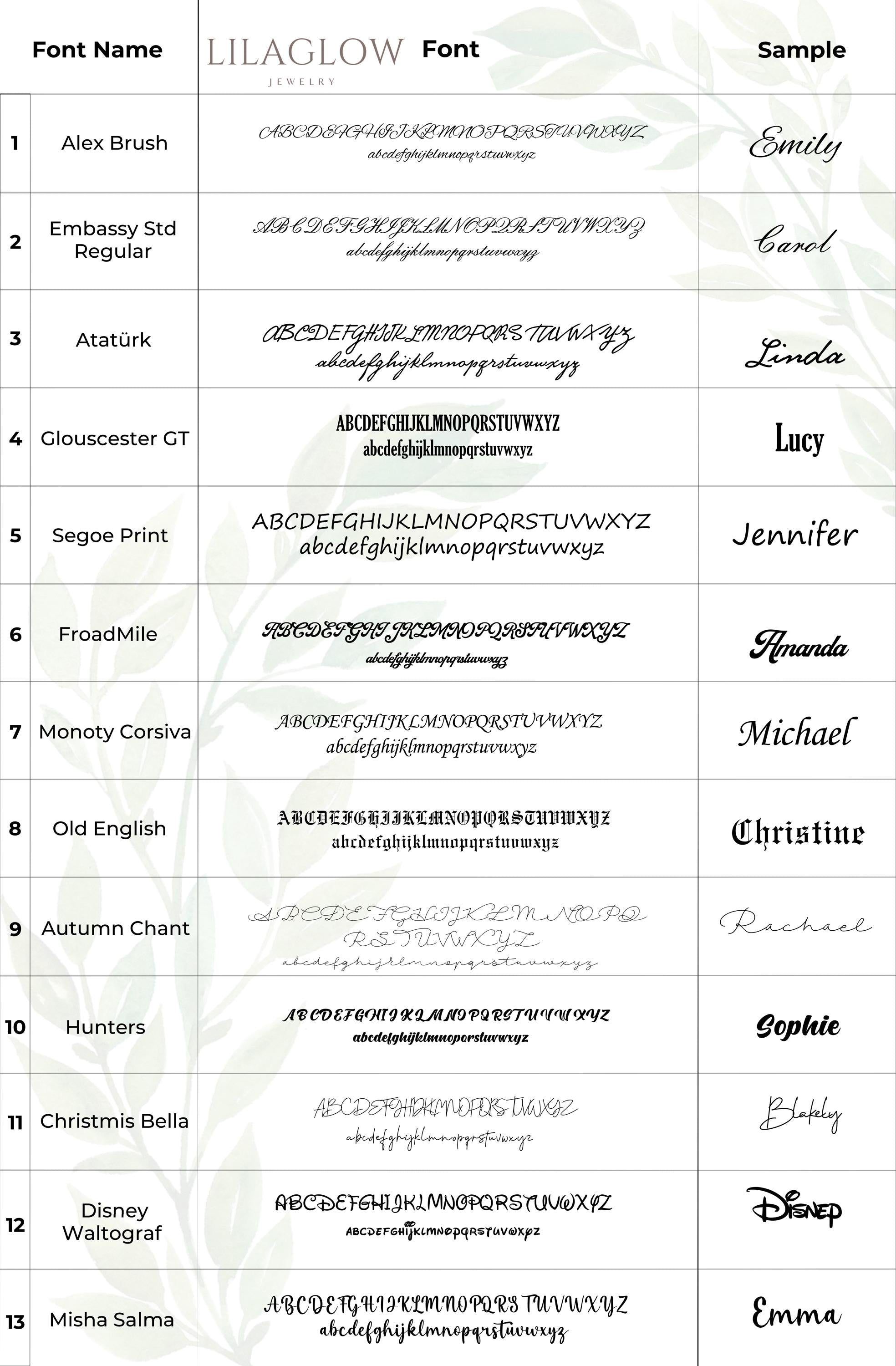 Personalized Birth Flower Name Necklace in 925 Sterling Silver Family Jewelry Gift Christmas Gift