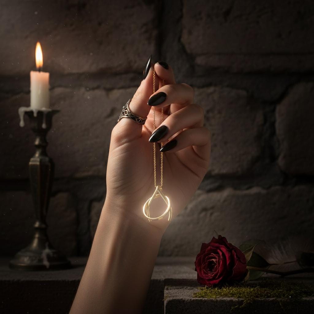 Ring Holder Necklace, Wedding Ring Keeper Pendant 925 Sterling Silver